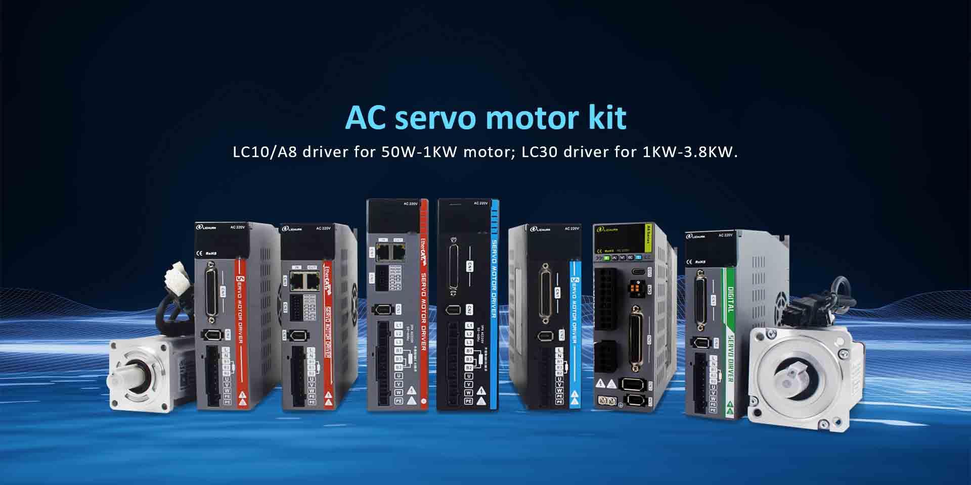 Tsina AC Servo Motor Driver Kit Supplier